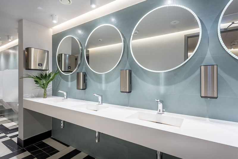 KUMA washbasins installed at Hilton Hotel Romania